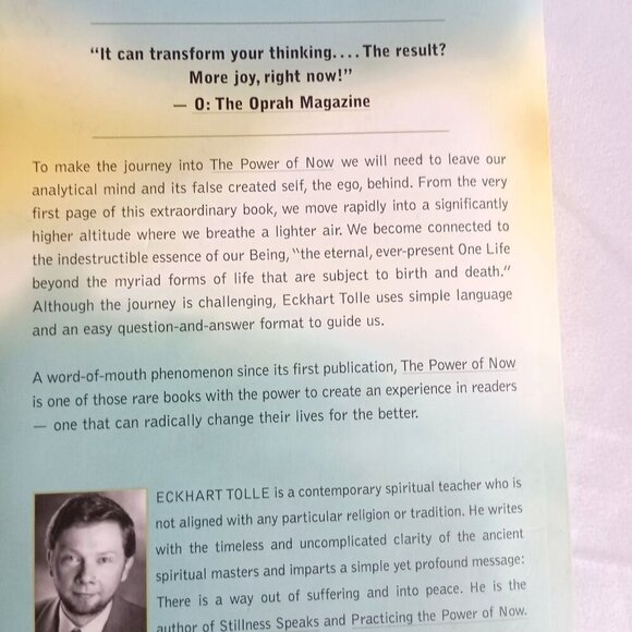 The Power of Now by Eckhart Tolle Spiritual Enlightenment Guide Excellent - Picture 2 of 4